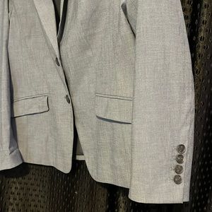 Ann Tylor factory, petite gray jacket for woman